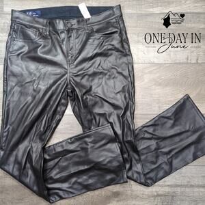 Gap Faux Leather Baby Boot Jeans Size 14